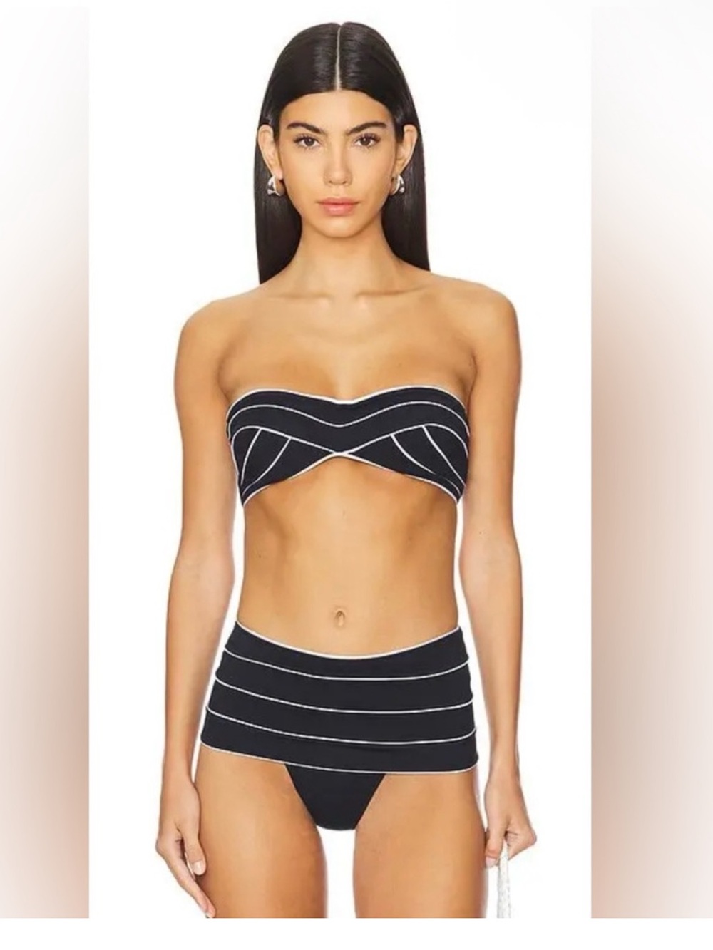 NWT TROPIC OF C Sculpting Deco Bikini top and Bottom in size SMALL